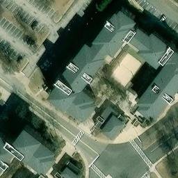 Sand Volleyball Court, Catonsville, MD — aerial view
