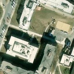 Sand Volleyball Court, Catonsville, MD — aerial view