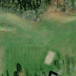Sand Volleyball Court, OH — aerial view