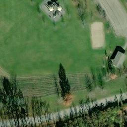 Sand Volleyball Court, OH — aerial view