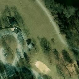 Volleyball Court, Ellicott City, MD — aerial view