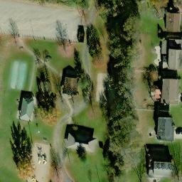 Sand Volleyball Court, Northgate, OH — aerial view