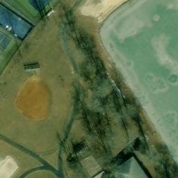 Sand Volleyball Court, WV — aerial view