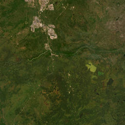 Wood Buffalo AB Canada Satellite Map