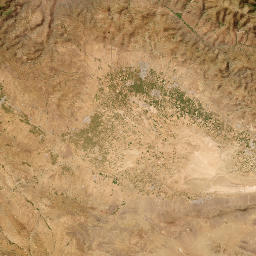 Qazvin map(satellite map)