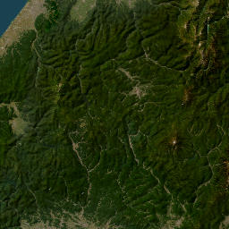 Gifu Prefecture map(satellite map)