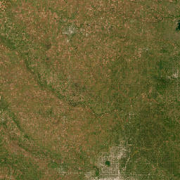 Oklahoma map(satellite map)