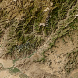 Nuristan map(satellite map)