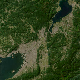 Kyōto Prefecture map(satellite map)