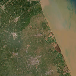 Jiangsu map(satellite map)