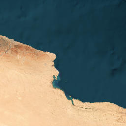 Derna District map(satellite map)