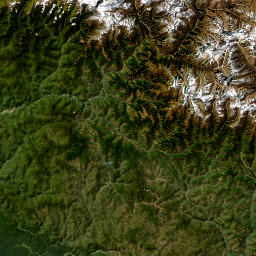 Uttarakhand map(satellite map)
