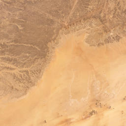 In Salah map(satellite map)