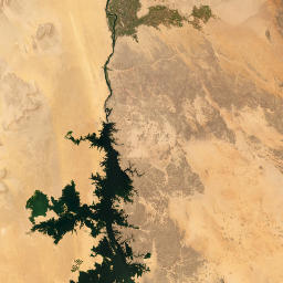 River Nile map(satellite map)