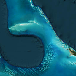 Exuma map(satellite map)