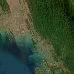 Rakhine State map(satellite map)