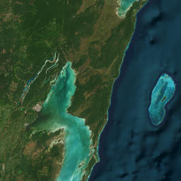 Corozal District map(satellite map)