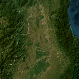 Cordillera Administrative map(satellite map)