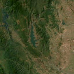 Kanchanaburi map(satellite map)