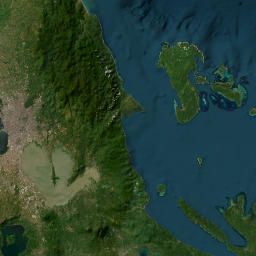 Calabarzon map(satellite map)