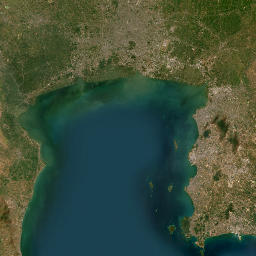 Chon Buri map(satellite map)