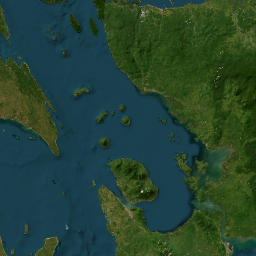 Eastern Visayas map(satellite map)