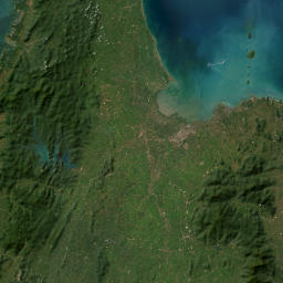 Surat Thani map(satellite map)