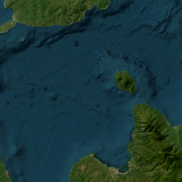 Camiguin map(satellite map)