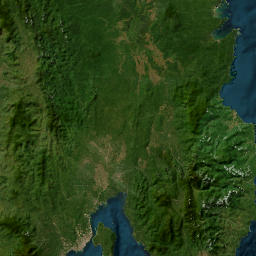 Davao Oriental map(satellite map)