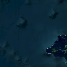 Chuuk State map(satellite map)