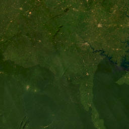 Moyen-Cavally map(satellite map)