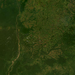 Sud-Ubangi map(satellite map)