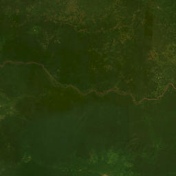 Bas-Uélé map(satellite map)