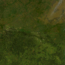 Haut-Uélé map(satellite map)