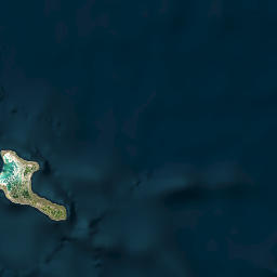 Line Islands map(satellite map)