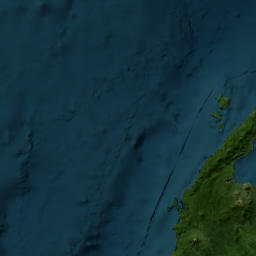 Maluku Utara map(satellite map)