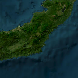 Sulawesi Utara map(satellite map)