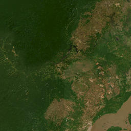 Amapá map(satellite map)