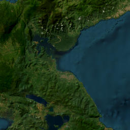Sulawesi Tengah map(satellite map)