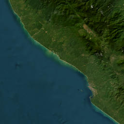 Bengkulu map(satellite map)