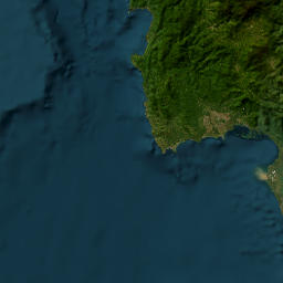 Sulawesi Barat map(satellite map)