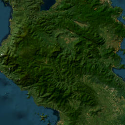 Sulawesi Tenggara map(satellite map)