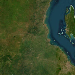Zanzibar West map(satellite map)
