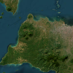 DKI Jakarta map(satellite map)