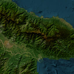 Morobe Province map(satellite map)
