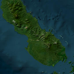 Bougainville map(satellite map)