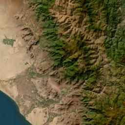 Lambayeque map(satellite map)