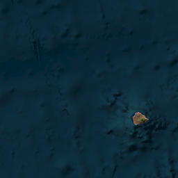 Ascension Island map(satellite map)