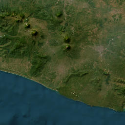 DI Yogyakarta map(satellite map)