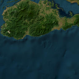 Nusa Tenggara Barat map(satellite map)